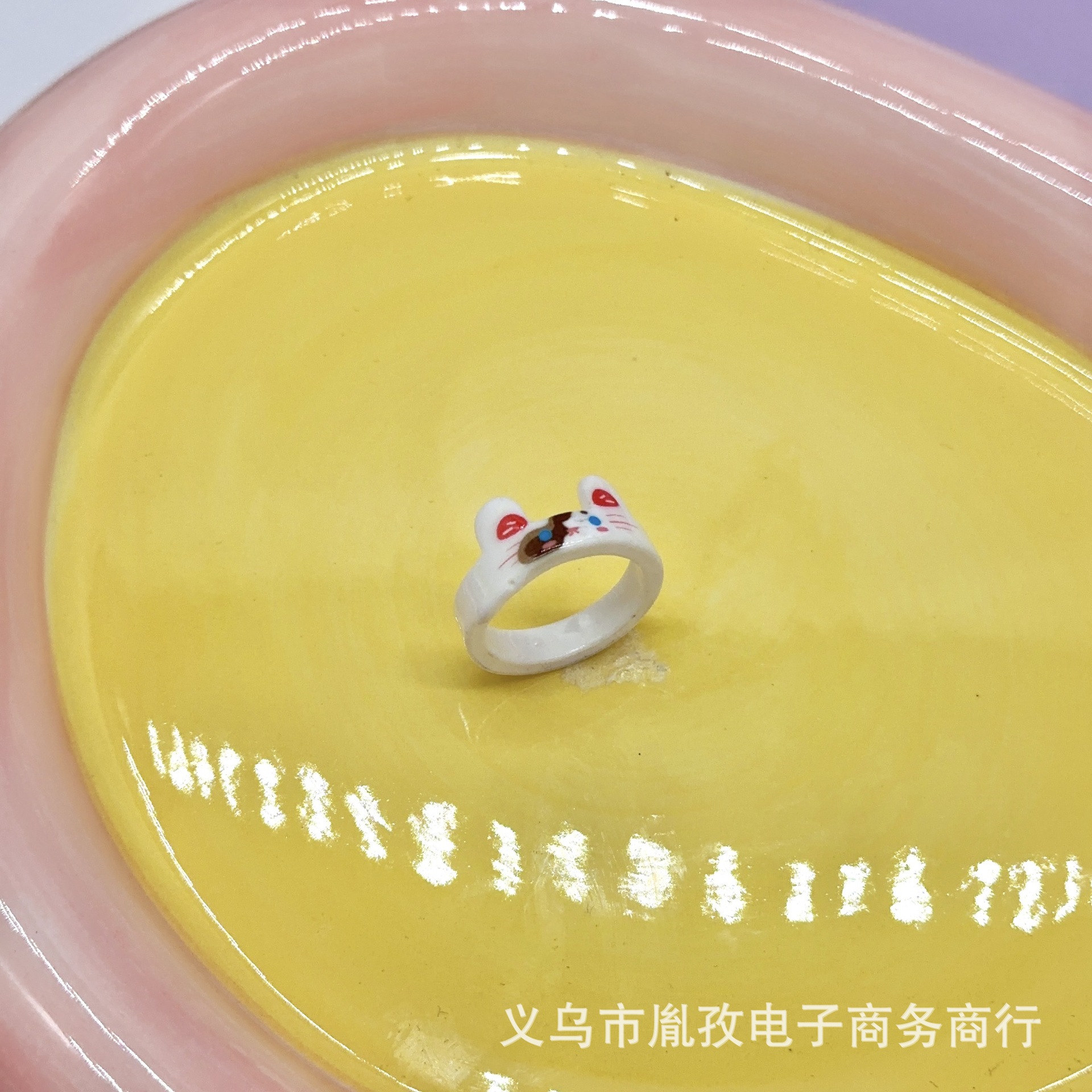 Nuevo anillo de muñecas, anillo de gato, anillo de personalidad encantador con un diseño único de nicho