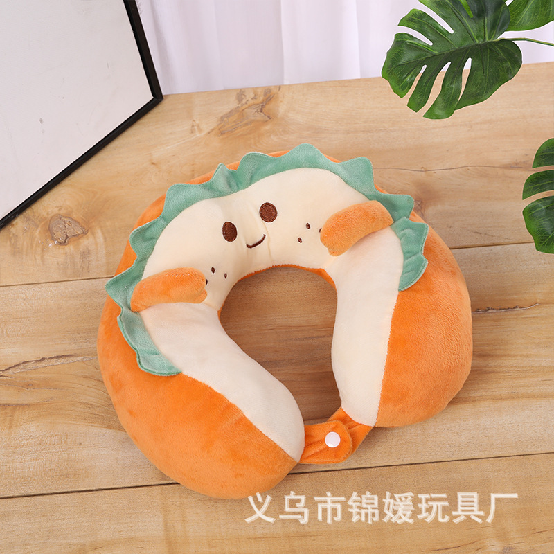 u型枕护颈可拆洗颈椎记忆棉脖枕u形枕头可爱头枕靠枕脖子车用睡枕|undefined