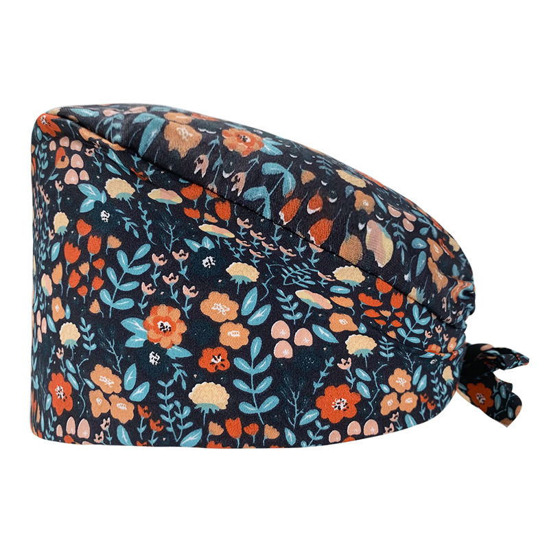 Quirófano sombrero hembra enfermera sombrero confinamiento flor tapa dental oral Clínica Médico lindo trabajo oral tapa
