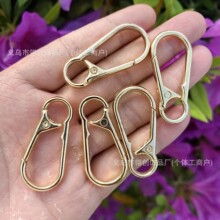 简约钥匙链汽车挂件钥匙扣弹簧登山扣钥匙圈挂腰式钥匙龙虾扣挂扣