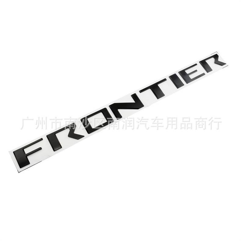 Suitable for Nissan FRONTIER tail box emblem, ABS pickup truck modification sticker, recessed emblem, plastic sticker