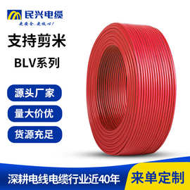 定制铝芯电缆ZC-BLV低压电线2.5/4/6/10/16/25平方单股软电线家用