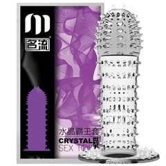 Celebrity men's wolf tooth condom penis condom crystal condom couple climax sexy adult products one piece drop shipping