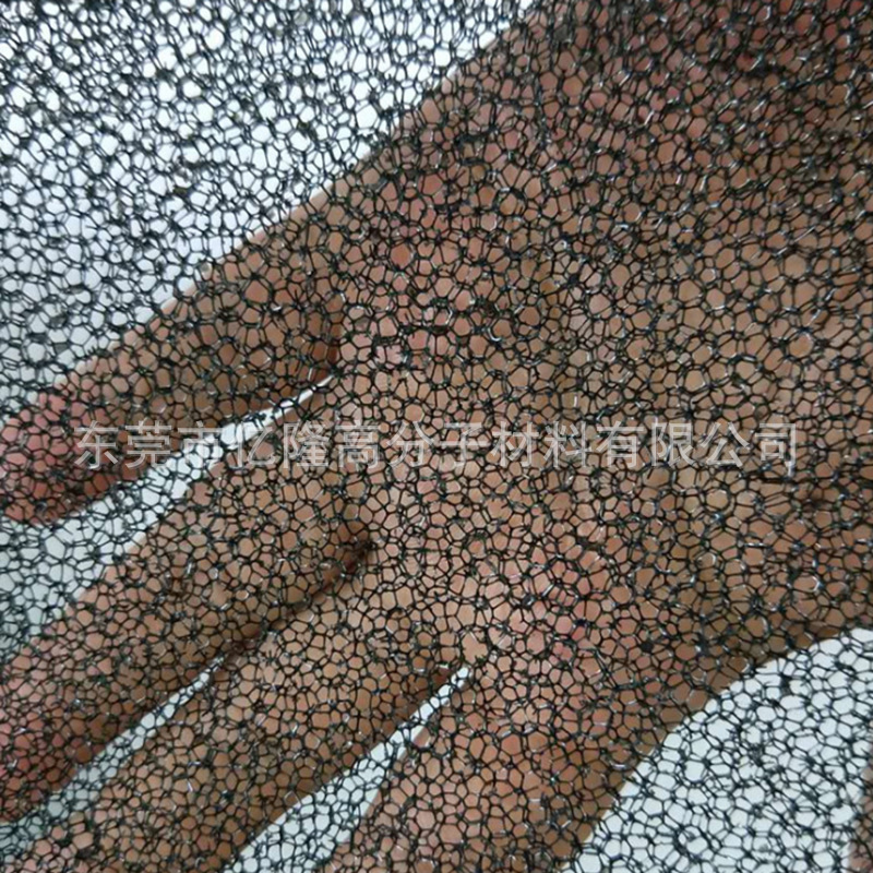 生产进水管防堵PU滤网海绵圆柱 批发黑色滤水海绵条 防喷防堵海绵