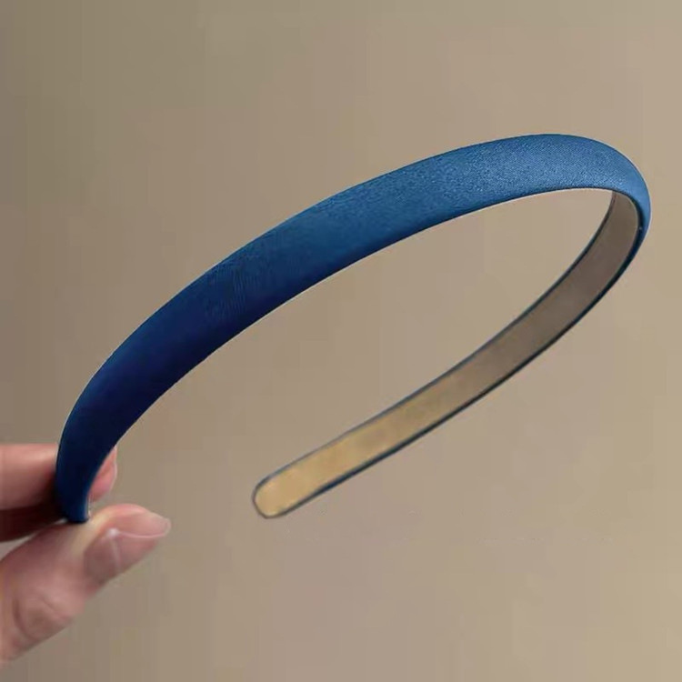 Thin antique blue headband 1.5cm