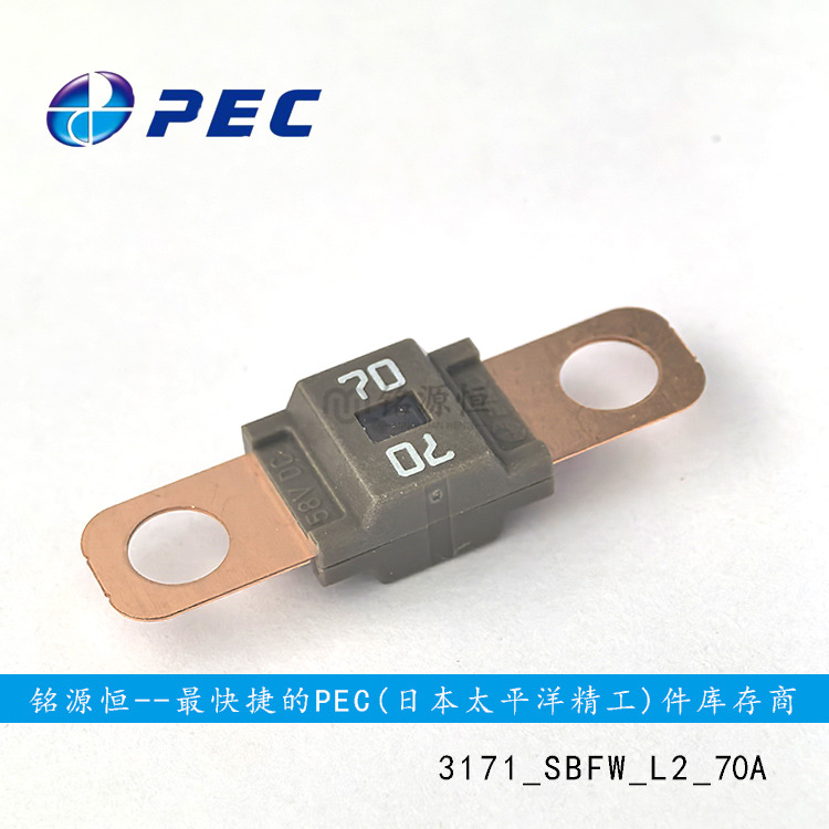 PEC型号3171-SBFW--L2-70A保险丝 日本原装进口 日本PEC保险丝