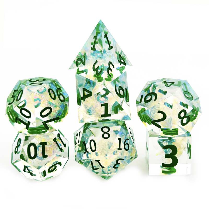 투명한 녹색 글자