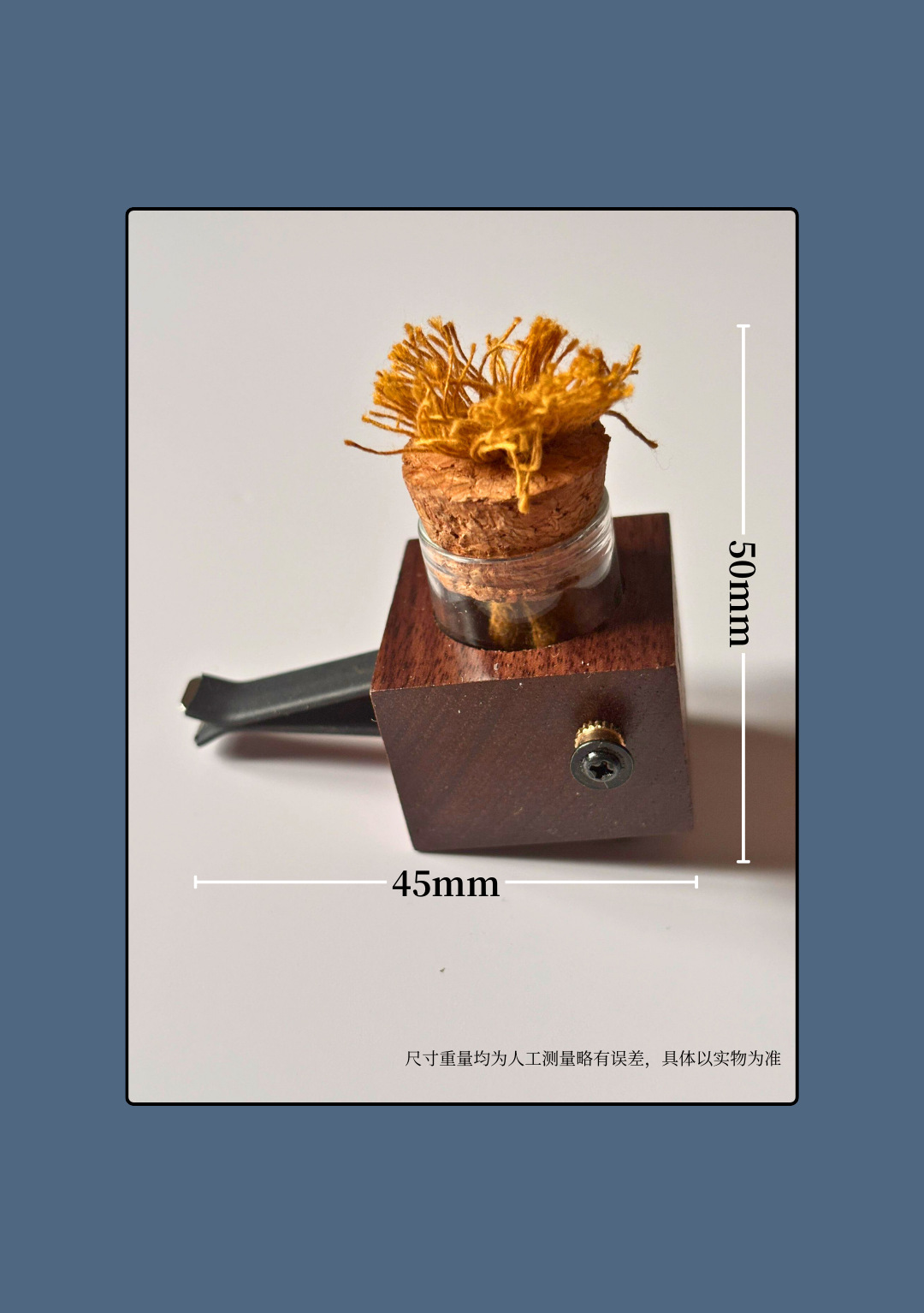 Car Decoration Car Empty Bottle Car Log Perfume Creative Gift Wooden Aromatherapy Air Outlet Fragrance Perfume