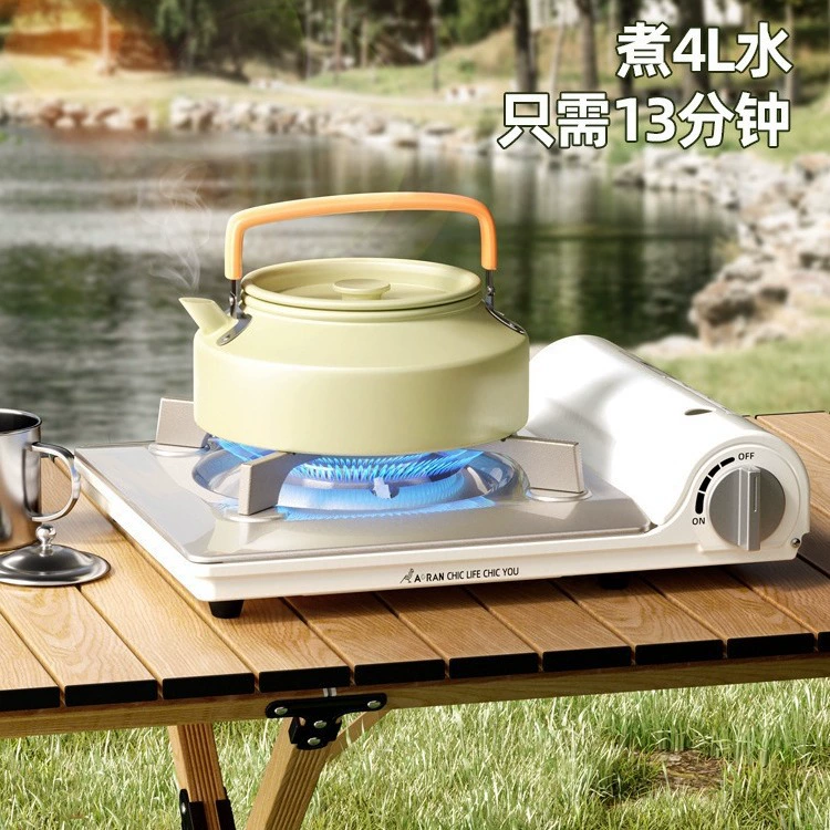 Кассетная плита Открытый Портативная полевая плита Бытовая кассовая плита Газовый бак Ветрозащитная карта Магнитная газовая плита Газовая плита