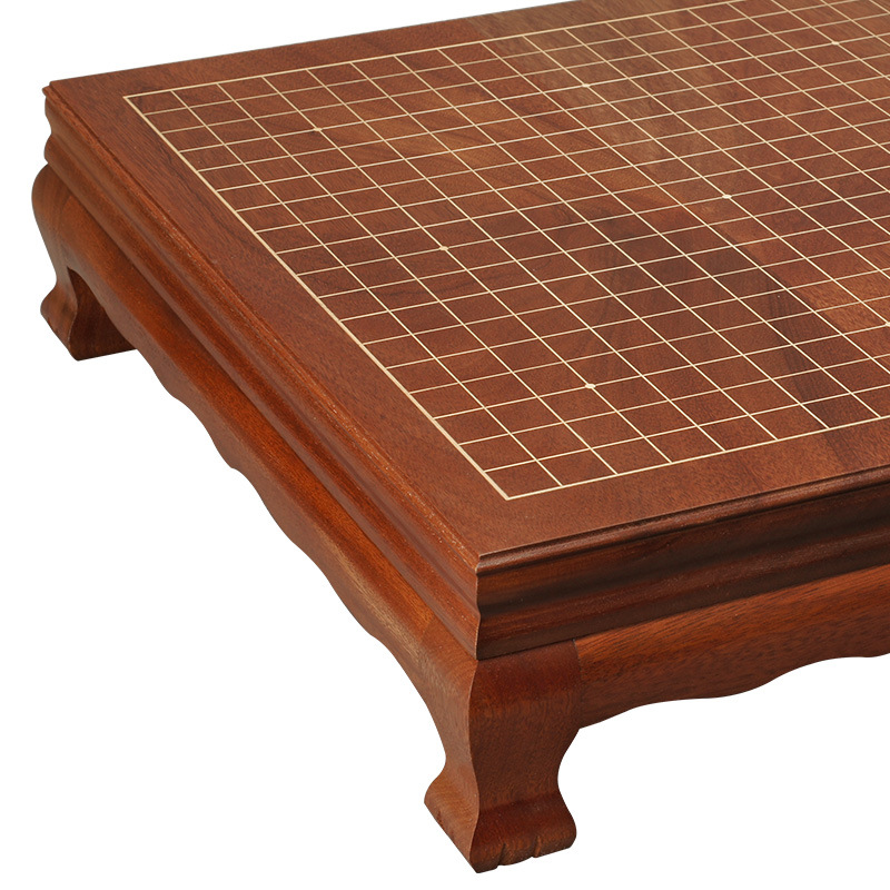 Mesa de ajedrez de madera sólida de Go Go de alta calidad casera de flores de hierba de pera de madera sólida de empalme de mesa de ajedrez de Go Yunzi