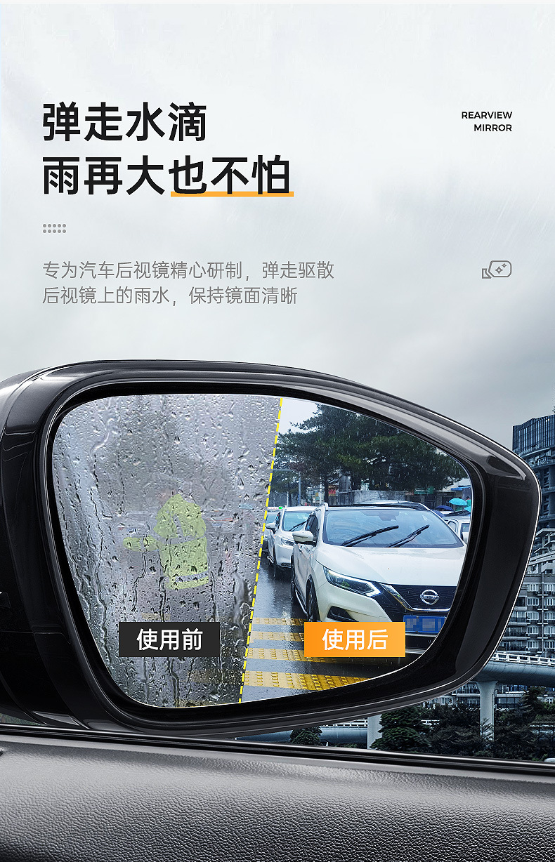 Car servant rearview mirror spring water cleaner car glass oil film remover car window cleaner wiper water drive