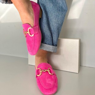 Wish Foreign Trade Spring 2024 New Casual Flat 40-43 plus size Metal Fastener Round Head Loafers