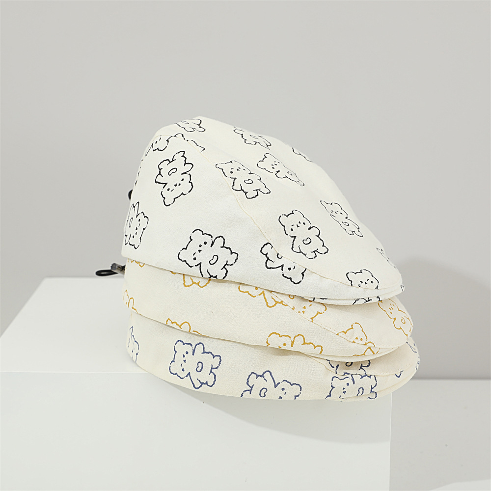 Sombreros para bebés primavera y otoño boina para bebés niños y niñas sombreros osos sombreros de sol para niños sombreros de verano pintores