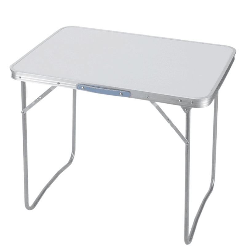 Mesa plegable noche mercado puesto mesa plegable al aire libre hogar plegable mesa de comedor y silla puesto portátil piso empujar mesa pequeña