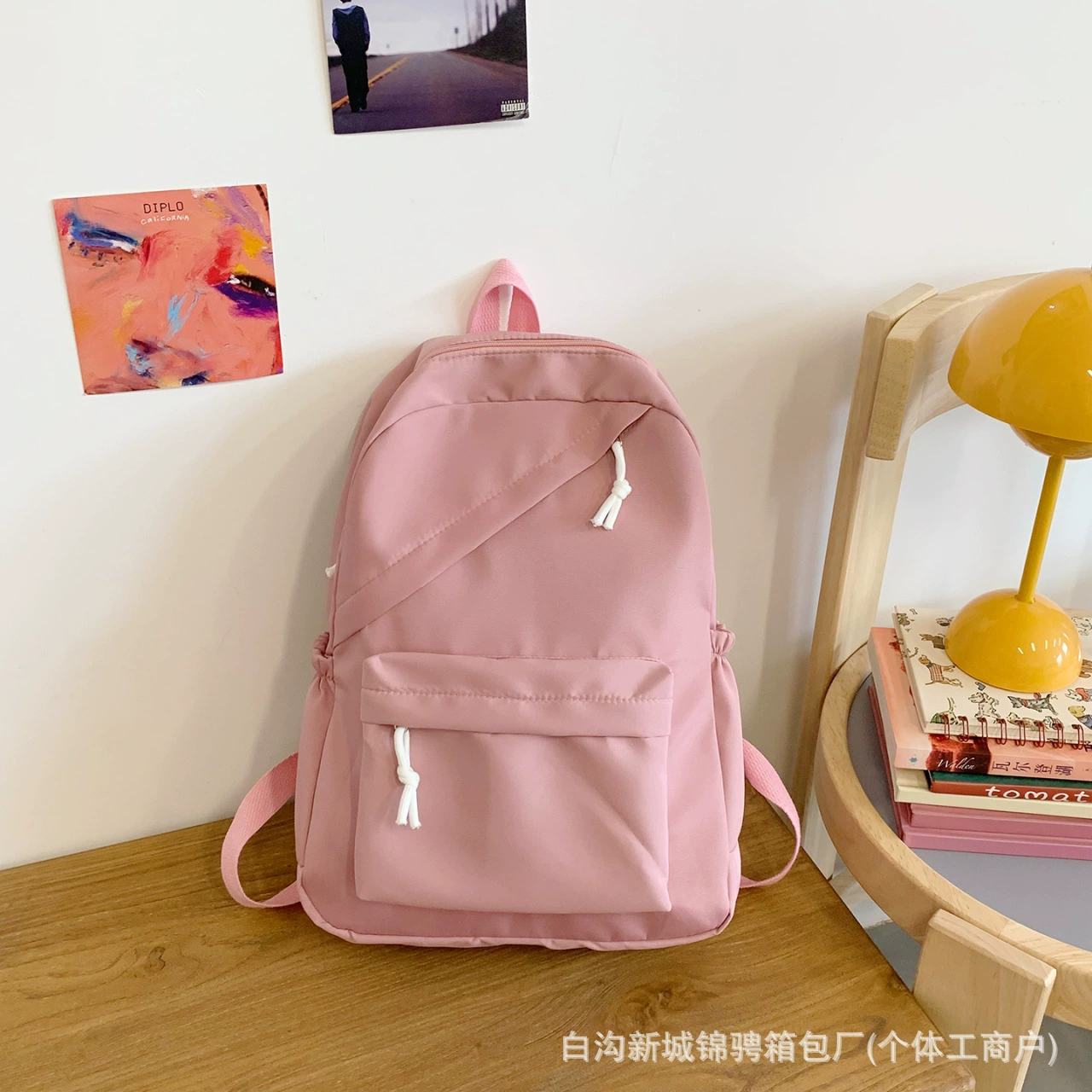 Capacious Japanese fashionable backpack for traveling