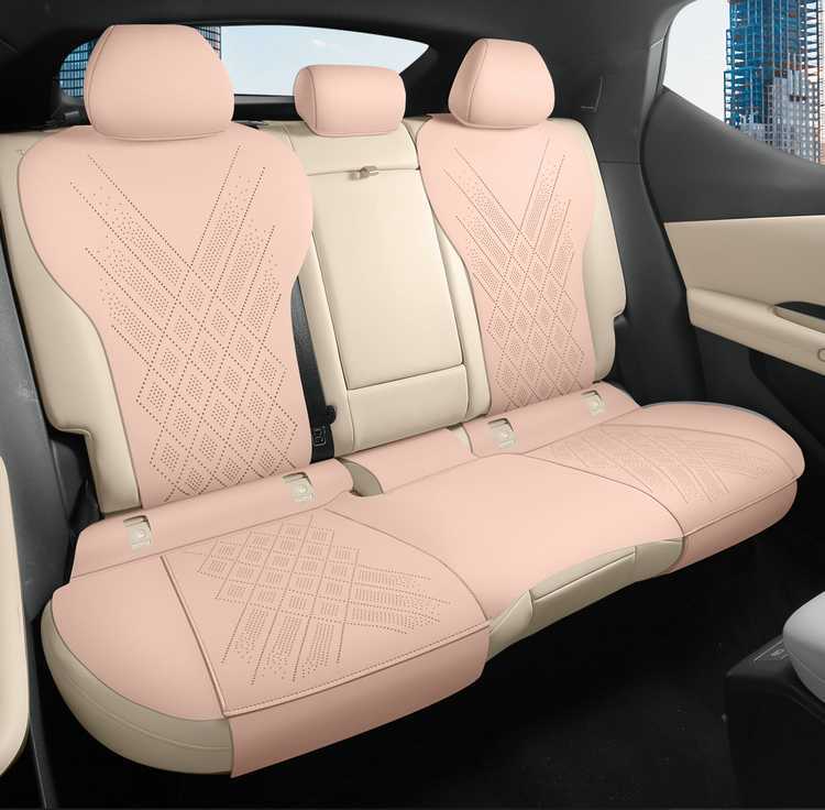 25 Lynk & Co Z20 Special Car Seat Cushions, Four-Season Suede Leather Saddle Cushions, Semi-Enclosed Ventilated and Breathable Seat Covers