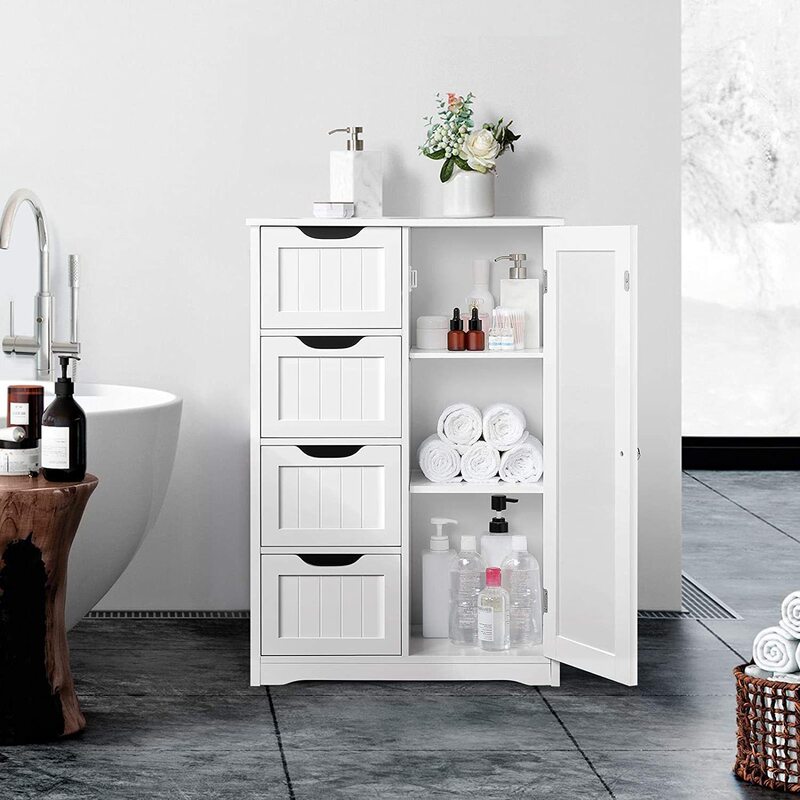 Cross-Border Foreign Trade Supply of Panel-Type Drawer Cabinets, Cabinets with Drawers, Freestanding Storage Cabinets, White Storage Cabinets, Bathroom Cabinets Cross-Border Foreign Trade Supply of Panel-Type Drawer Cabinets, Cabinets with Drawers, Freestanding Storage Cabinets, White Storage Cabinets, Bathroom Cabinets