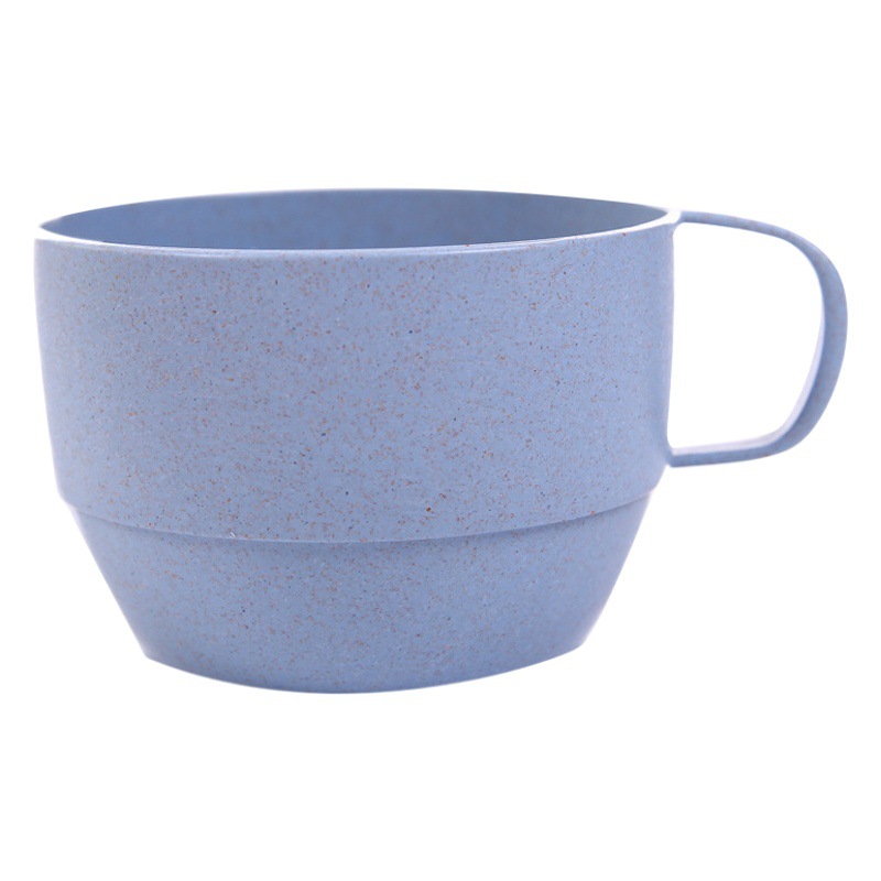 Wheat Straw Milk Cup Creative Household Fresh-Style Tea Cup Gift Wheat-Scented Plastic Cup Tea Water Cup Wholesale
