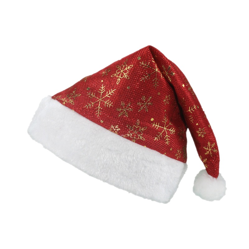 3.6金雪花暗红毛绒边圣诞帽.jpg