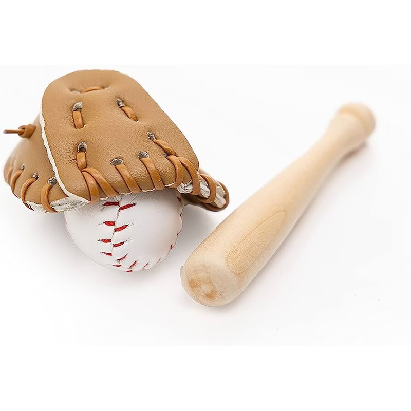 Temu Amazon popular béisbol llavero colgante mini Softball guantes llavero Deportes Béisbol Softball