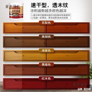 Walnut Wood Grain Spray Paint Renovation Self-Brushing Wood Paint for Wooden Doors and Wooden Floors Water-Based Color-Changing Furniture Paint Metabo
