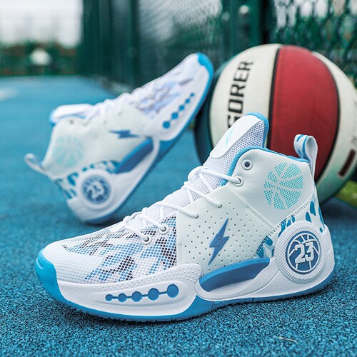 2025 Cross-border Spring and Autumn Basketball Shoes for Men, Non-slip, Wear-resistant, Practical Running Sports Shoes with Mesh Surface, Breathable Quality Basketball Shoes