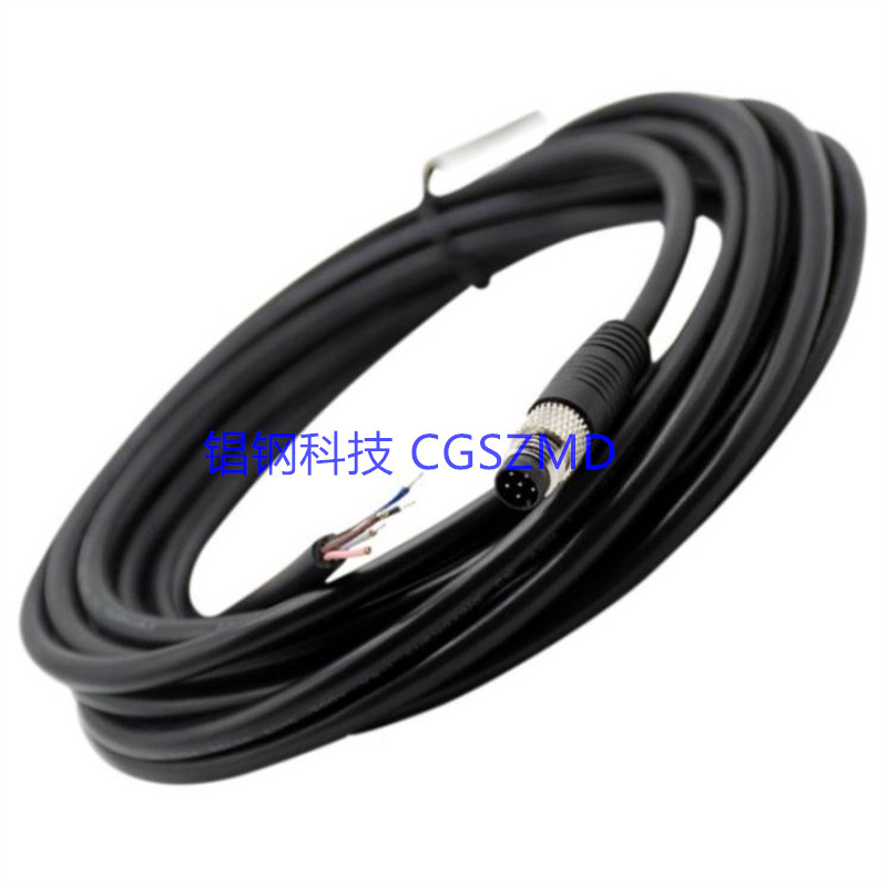 M12 ���������� 5m ֱ ���� 5 о A ����M12 Cable Connector, 5m