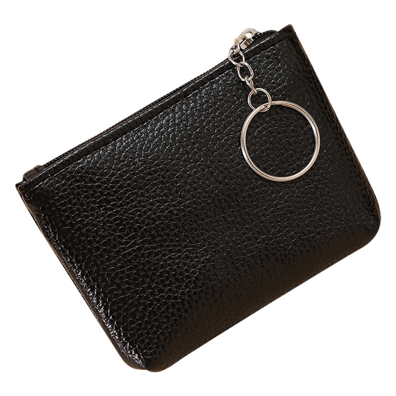 Transfronterizo mini llavero monedero de la moneda de almacenamiento de las mujeres bolsa pequeña bolsa de lápiz labial lychee patrón clave caso ligero bolso de la moneda