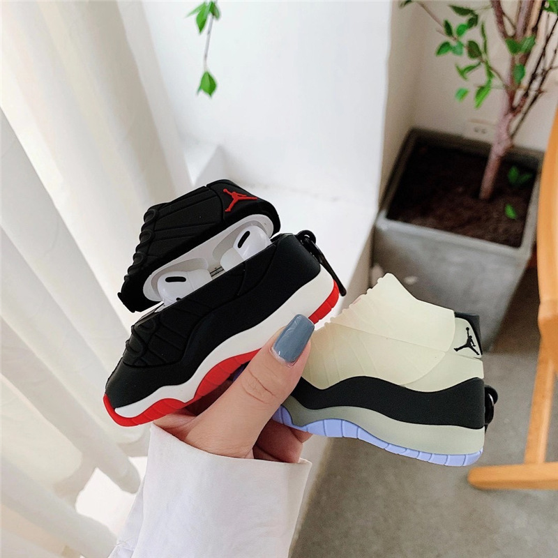 創意球人球鞋蘋果AirPods pro藍牙無線耳機保護套硅膠1/2/3代適用