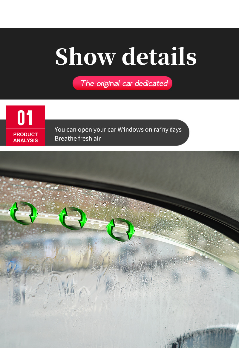 Suitable for Volkswagen Touran rain and rain shield rearview mirror rain eyebrow VW Touran Window visor