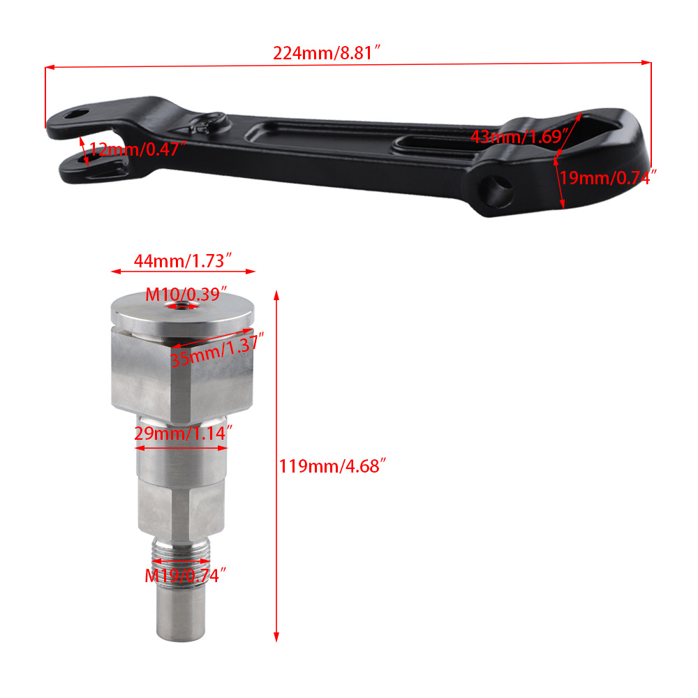 98230A1 866322A01 866718A01 Universal Joint Steering Arm Shaft Kit Suitable for Mercruiser