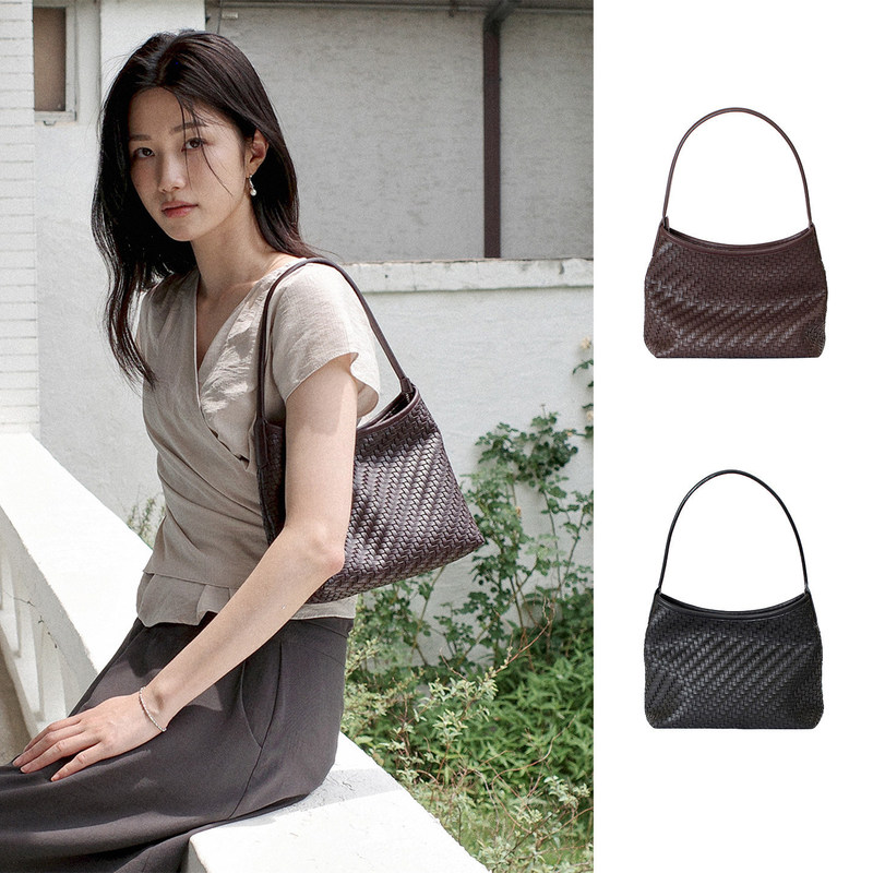 MONOROW Korean Purchasing Agent VENA Woven Shoulder Bag Commuting Casual Handbag Versatile Hobo Designer 26SS MONOROW Korean Purchasing Agent VENA Woven Shoulder Bag Commuting Casual Handbag Versatile Hobo Designer 26SS