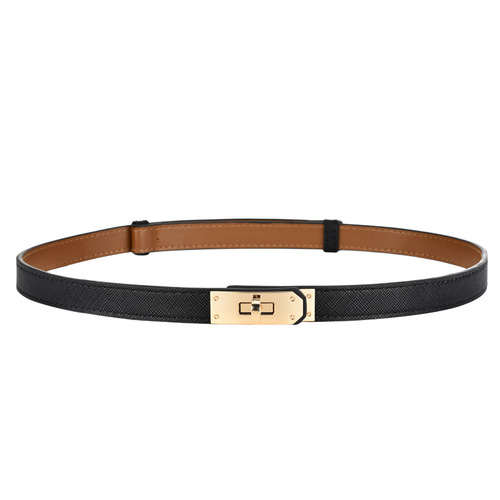 Dress Belt Accessories Belt Women  New Genuine Leather Decorated Skirt Suit Coat Waist Free Punching