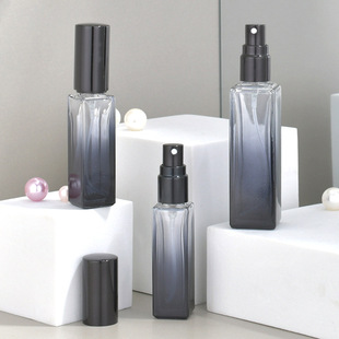 New Perfume sub-bottle portable sample press fine spray hydrating artifact glass empty bottle