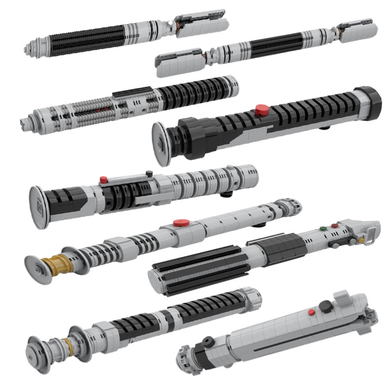 Light Saber Building Block Set Particle Construction Toy_voghion.com