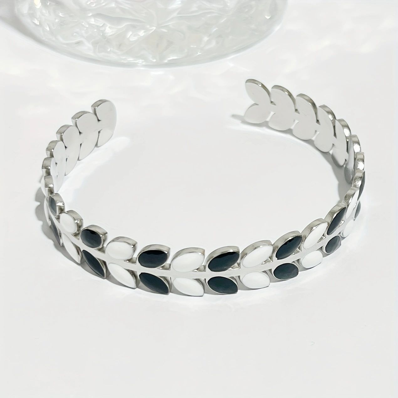 Pulsera de aceite de goteo de acero inoxidable clásico, joyería de todo fósforo para mujer, apertura de acero de titanio de alto valor, joyería no decolora al por mayor