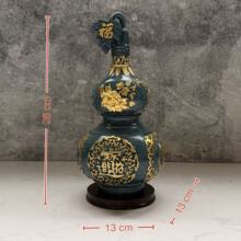 葫芦摆件装饰铜葫芦富贵吉祥平安葫芦树脂工艺品葫芦家居客厅玄关