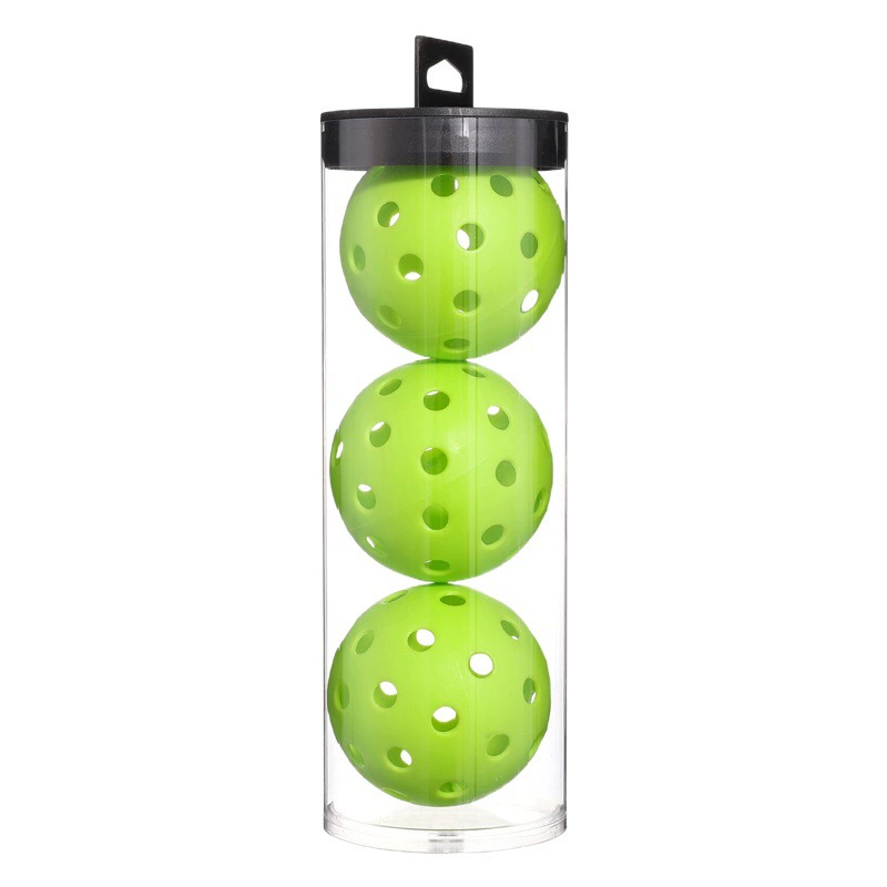 Пиковый мяч пластиковая бочка Pickleball Супер жесткий мяч для литья под давлением Тренировка по гольфу мяч с 40 отверстиями