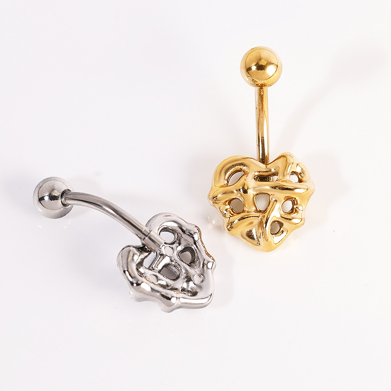 Silver pointed spike labret stud material detail
