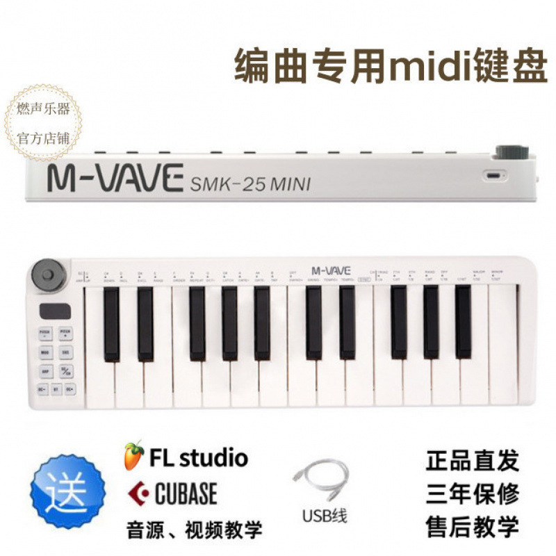 25 キー MIDI キーボードプロフェッショナル MIDI コントローラーパーカッションパッド音楽編曲|undefined