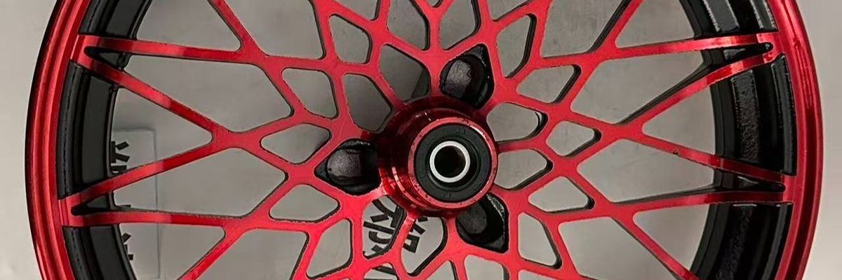 10inch 12inch Hole-spaced daisy FF wheel hub for electric scooters, hole-spaced aluminum front wheel JJ, thickened for fixed off-road use in Northeast Asia