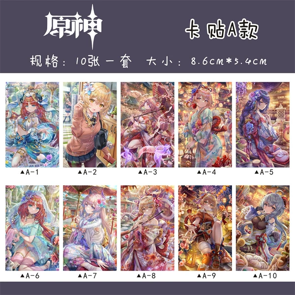 Genshin Impact YS card sticker-A