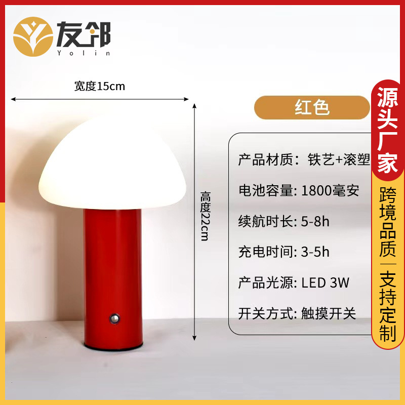 [레드] 국경을 넘나드는 인기 스트레이트 버섯 램프
