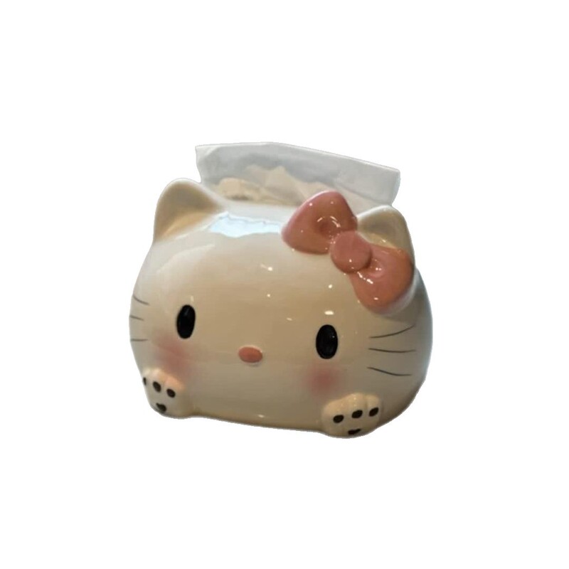 ハローキティ kt 猫ティッシュボックスホームリビングルームの装飾装飾品漫画かわいい高価値クリエイティブストレージ|undefined