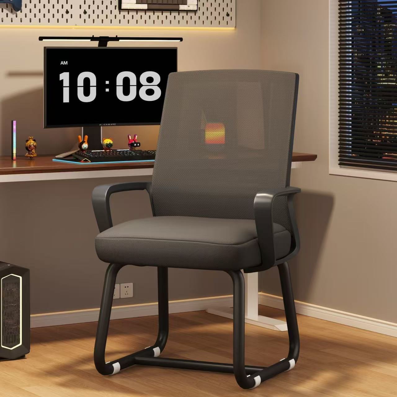 Computer Chair, Office Chair, Comfortable Sedentary Seat, Dormitory Study, Home Desk Stool, Mahjong Chair, Staff Back Chair