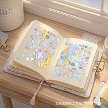 店长推荐爆款大尺寸夏日游乐园拉布布贴纸 5d浮雕贴纸手机壳diy贴