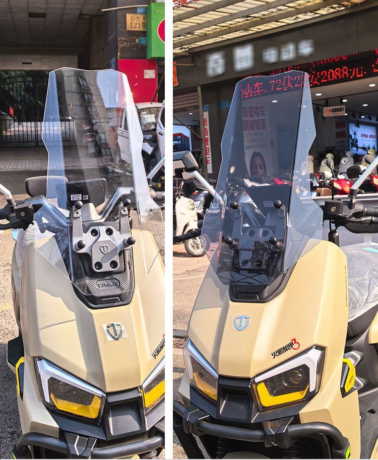 Suitable for the Modification of the Tailing Fengshen Fire Eye Mecha 3 with an Elevated Front Windshield and Tailing King Windshield Front Chest Guard