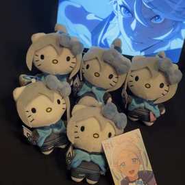 无畏契约周边捷风KT猫联动Jetty Kitty毛绒玩偶挂件包包挂饰礼物