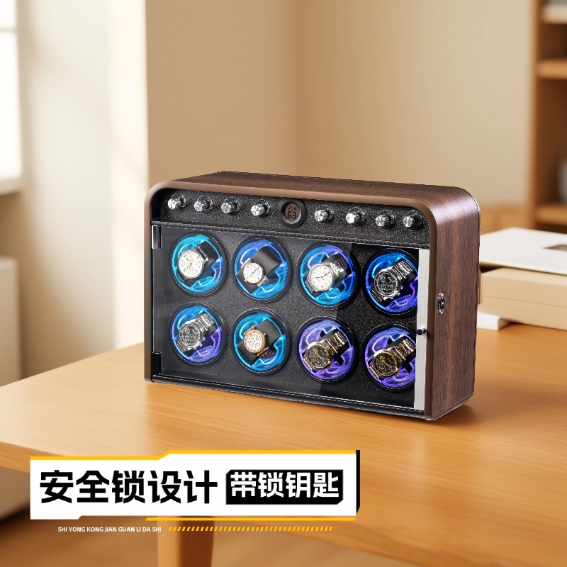 Watch Winder for Mechanical Watches, Home Use Self-Winding Device, Automatic Watch Winder, Rotating Watch Box, Winding Device