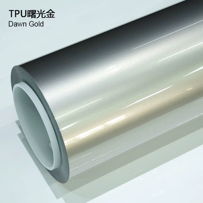 Ppf Colored Car Wrap Car – Auto Color Change Film - tpu-dawn-gold-1524mx15m